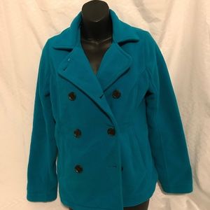 LANDS END DOUBLE BREASTED PEA COAT